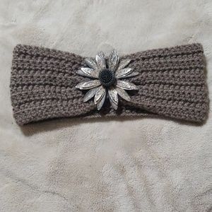 Brown ear warmers/head wrap